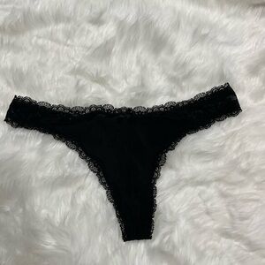 True Vintage Victoria Secret Dream Angels Satin & Lace Thong